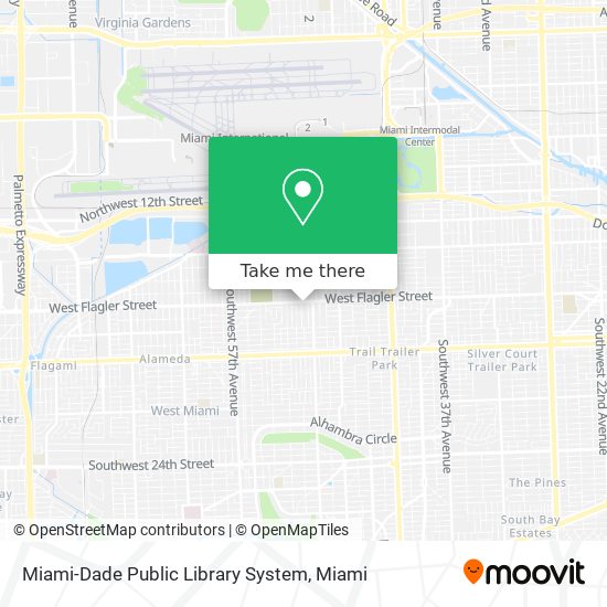 Mapa de Miami-Dade Public Library System
