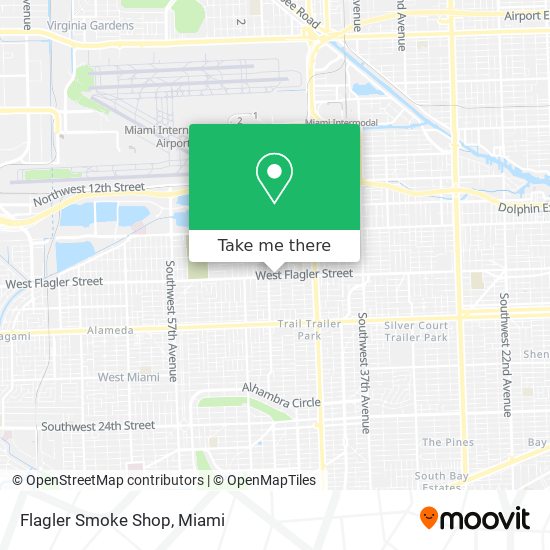 Mapa de Flagler Smoke Shop