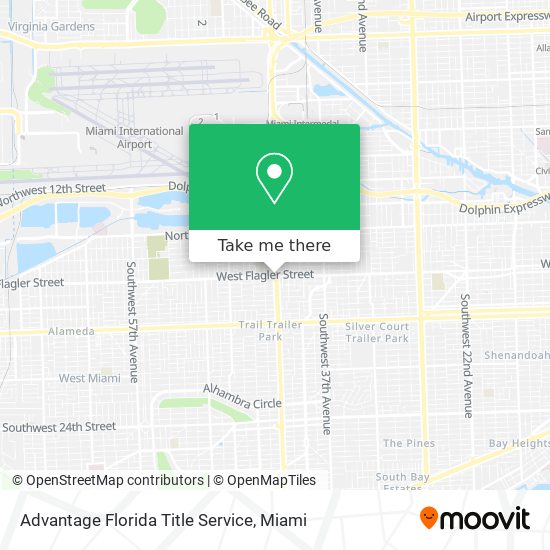 Advantage Florida Title Service map