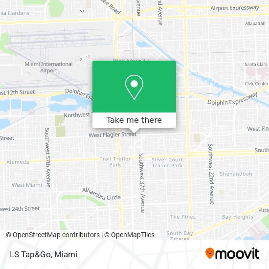 LS Tap&Go map