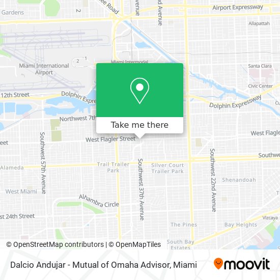 Mapa de Dalcio Andujar - Mutual of Omaha Advisor