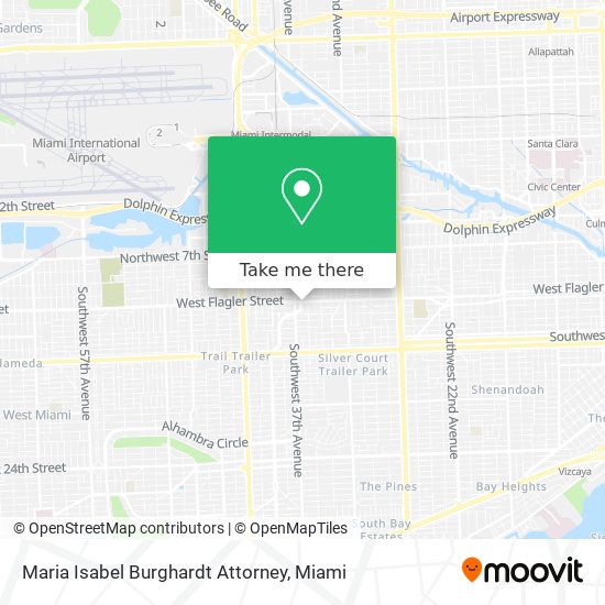 Maria Isabel Burghardt Attorney map