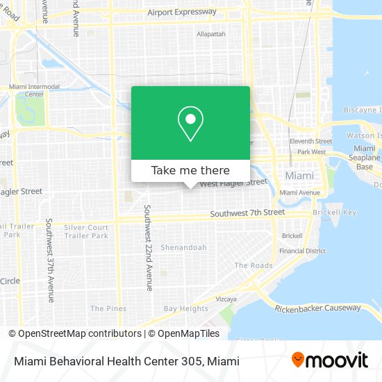 Miami Behavioral Health Center 305 map