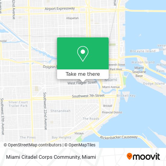 Mapa de Miami Citadel Corps Community