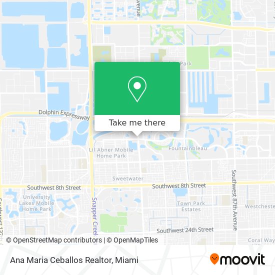 Ana Maria Ceballos Realtor map