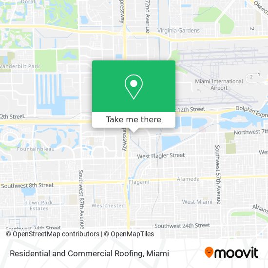 Residential and Commercial Roofing map