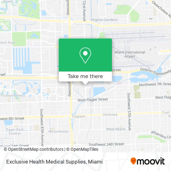 Mapa de Exclusive Health Medical Supplies
