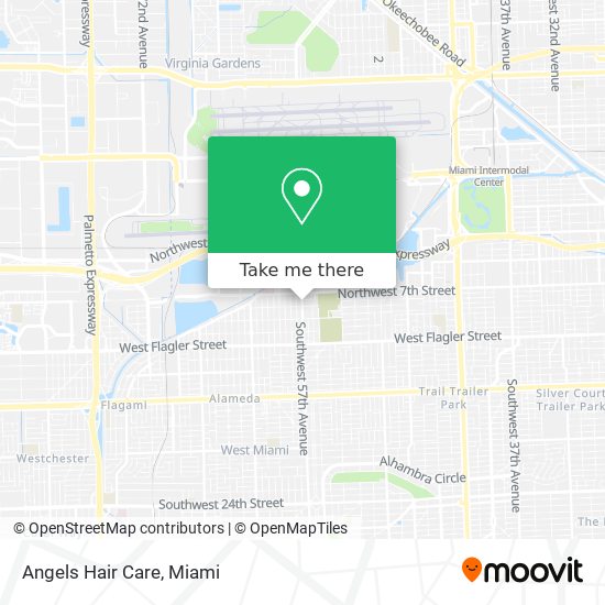 Angels Hair Care map