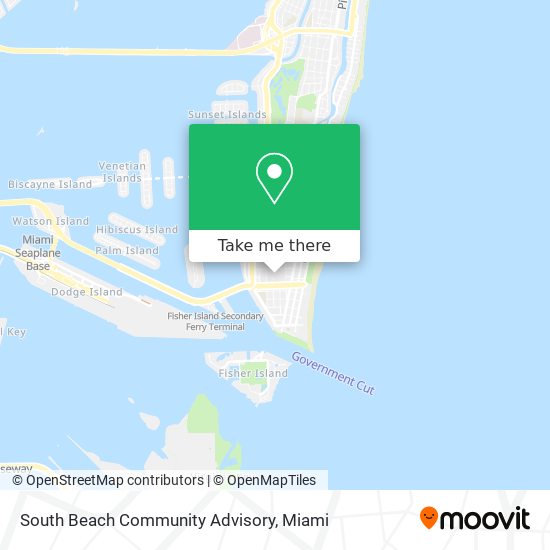 South Beach Community Advisory map