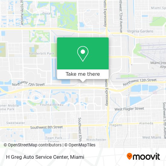 H Greg Auto Service Center map