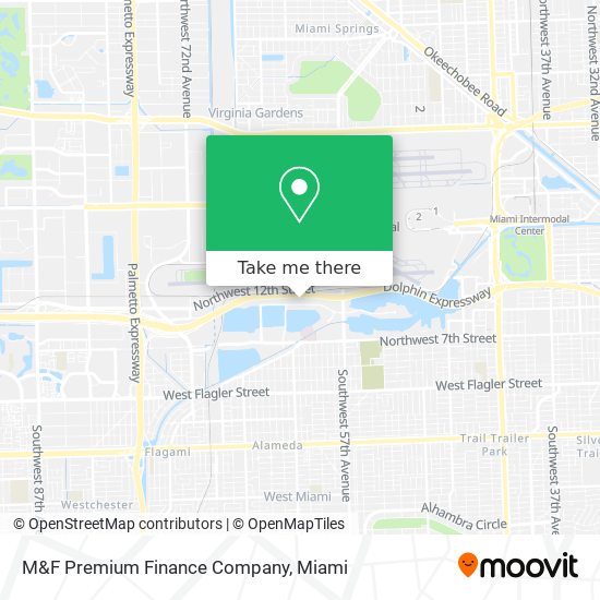 Mapa de M&F Premium Finance Company