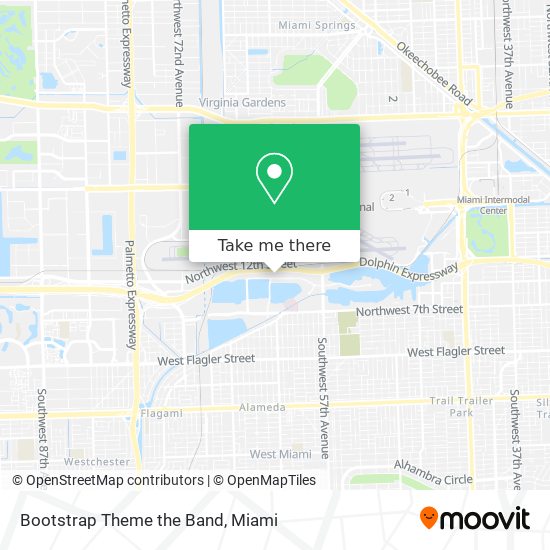 Bootstrap Theme the Band map