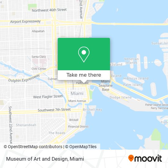 Mapa de Museum of Art and Design