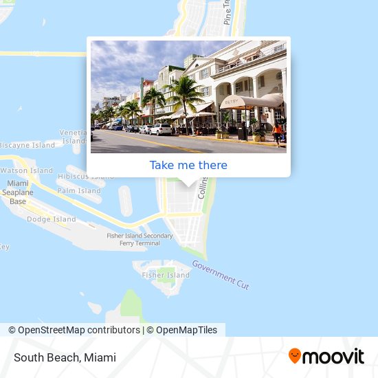 Mapa de South Beach