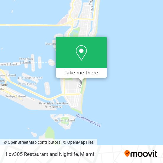 Mapa de Ilov305 Restaurant and Nightlife
