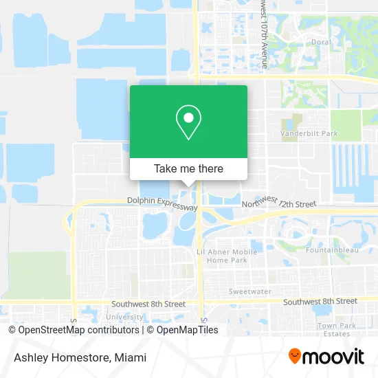 Ashley Homestore map