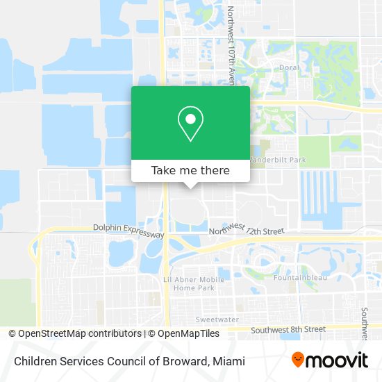 Children Services Council of Broward map