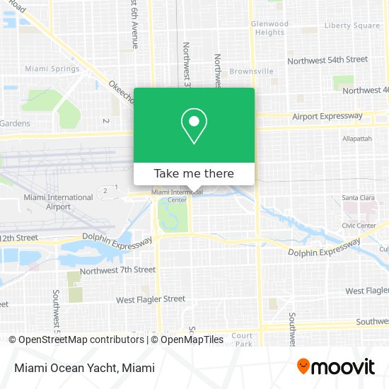 Miami Ocean Yacht map