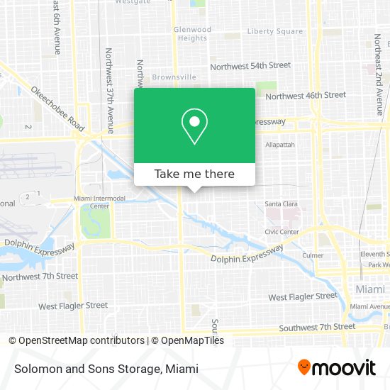 Solomon and Sons Storage map