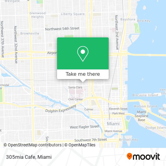 305mia Cafe map