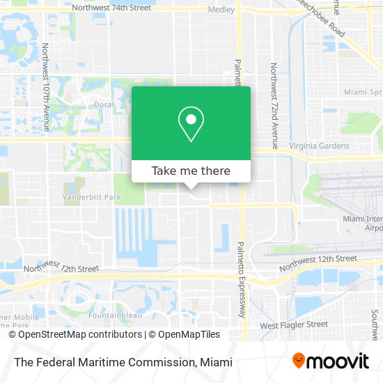 The Federal Maritime Commission map