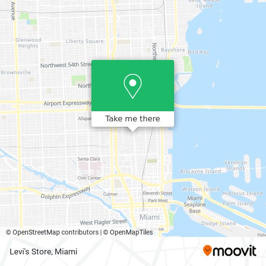 How to get to Levi's Store in Miami by Bus or Subway?