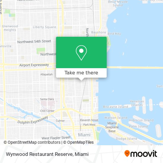Wynwood Restaurant Reserve map