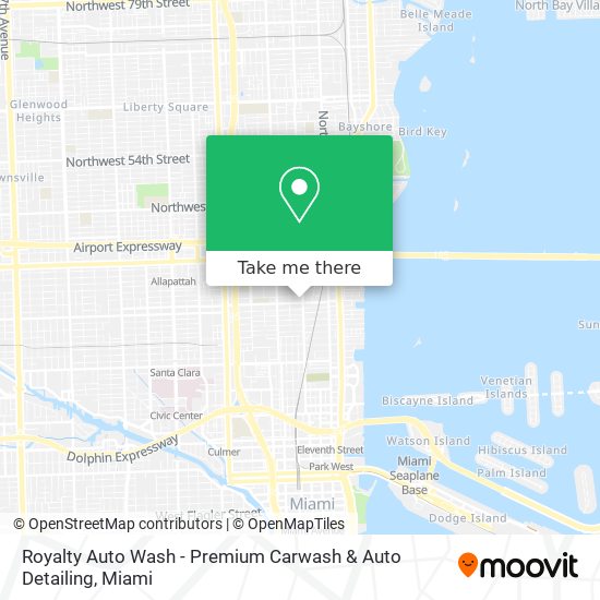 Royalty Auto Wash - Premium Carwash & Auto Detailing map