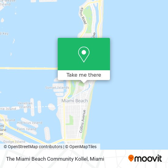 Mapa de The Miami Beach Community Kollel