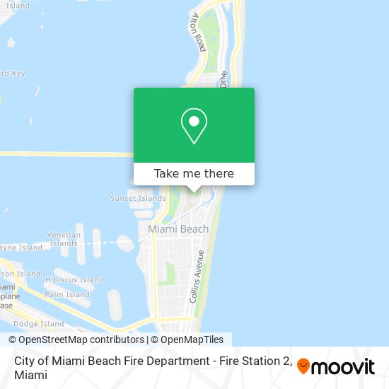 City of Miami Beach Fire Department - Fire Station 2 map