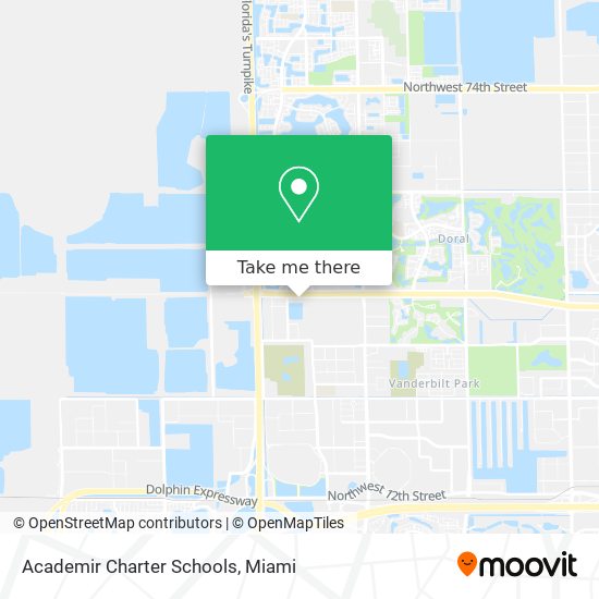 Academir Charter Schools map