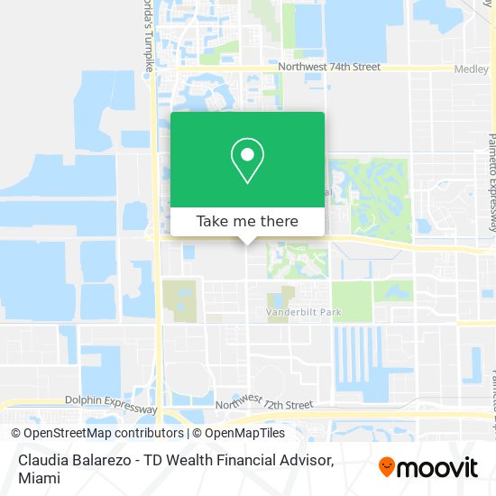 Mapa de Claudia Balarezo - TD Wealth Financial Advisor