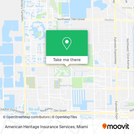 American Heritage Insurance Services map