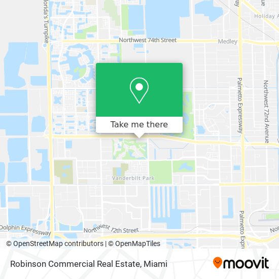 Robinson Commercial Real Estate map
