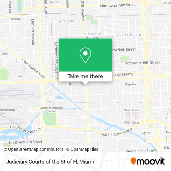 Judiciary Courts of the St of Fl map