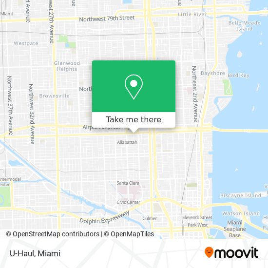 U-Haul map