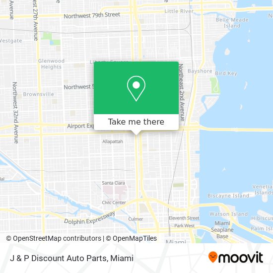 J & P Discount Auto Parts map