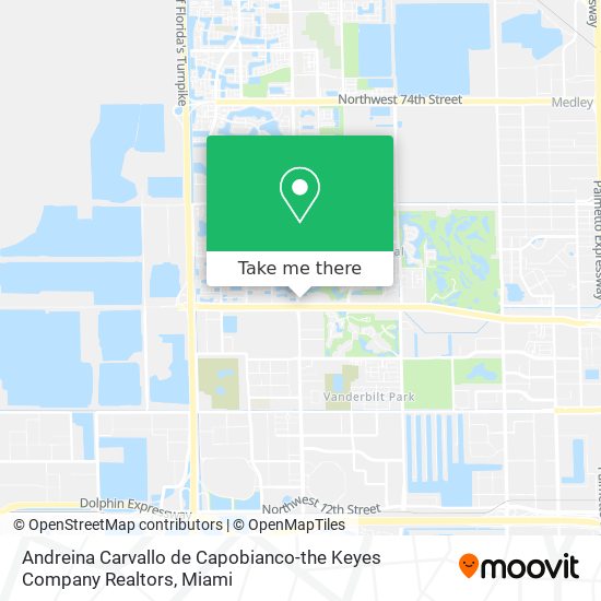 Andreina Carvallo de Capobianco-the Keyes Company Realtors map