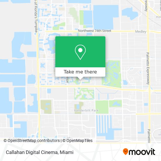 Callahan Digital Cinema map