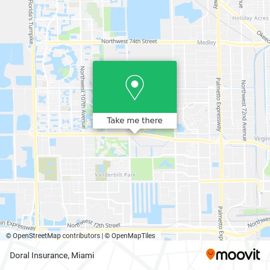 Doral Insurance map