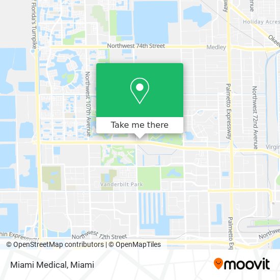 Miami Medical map