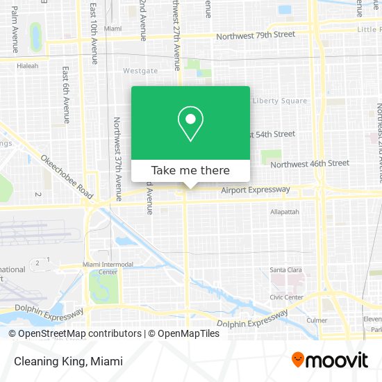 Cleaning King map