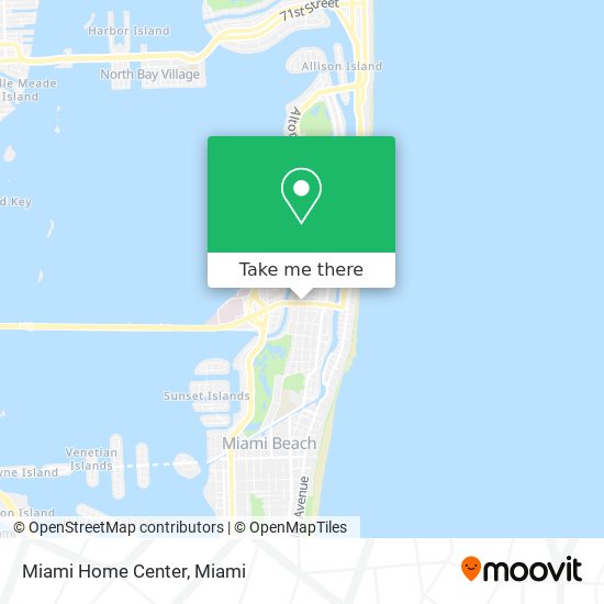 Mapa de Miami Home Center