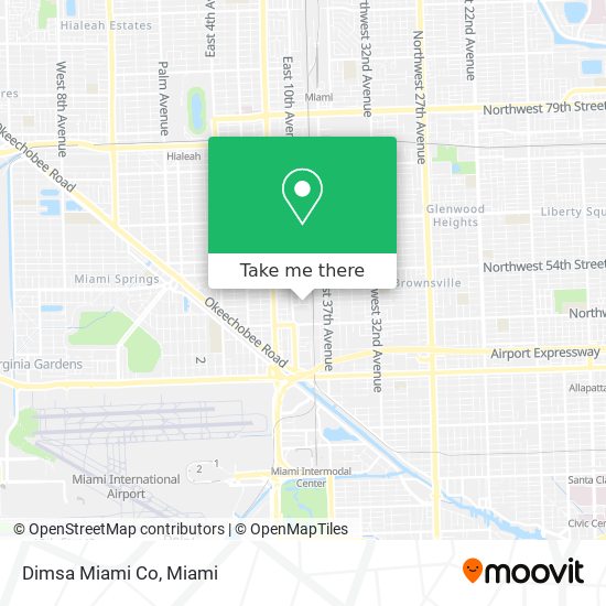Dimsa Miami Co map
