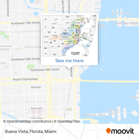 Buena Vista, Florida map