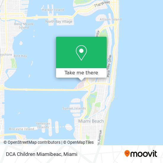 Mapa de DCA Children Miamibeac