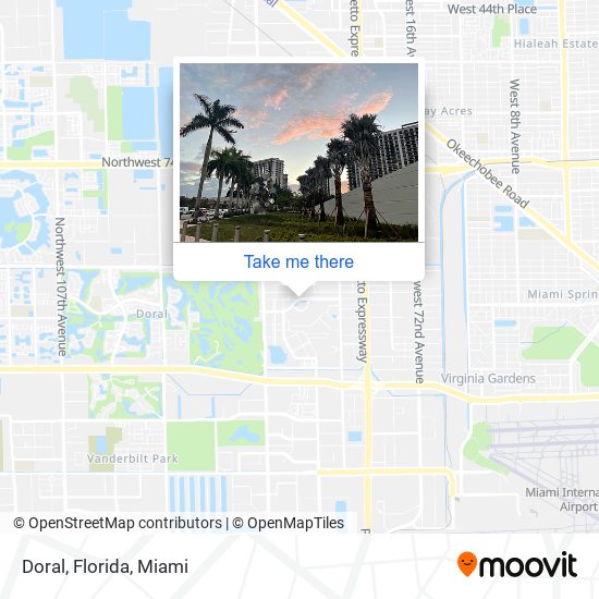 Mapa de Doral, Florida