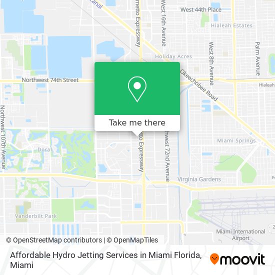 Mapa de Affordable Hydro Jetting Services in Miami Florida