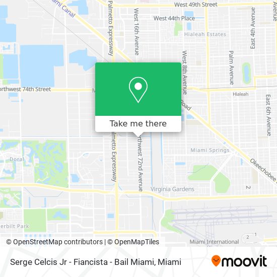 Serge Celcis Jr - Fiancista - Bail Miami map