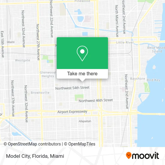 Model City, Florida map